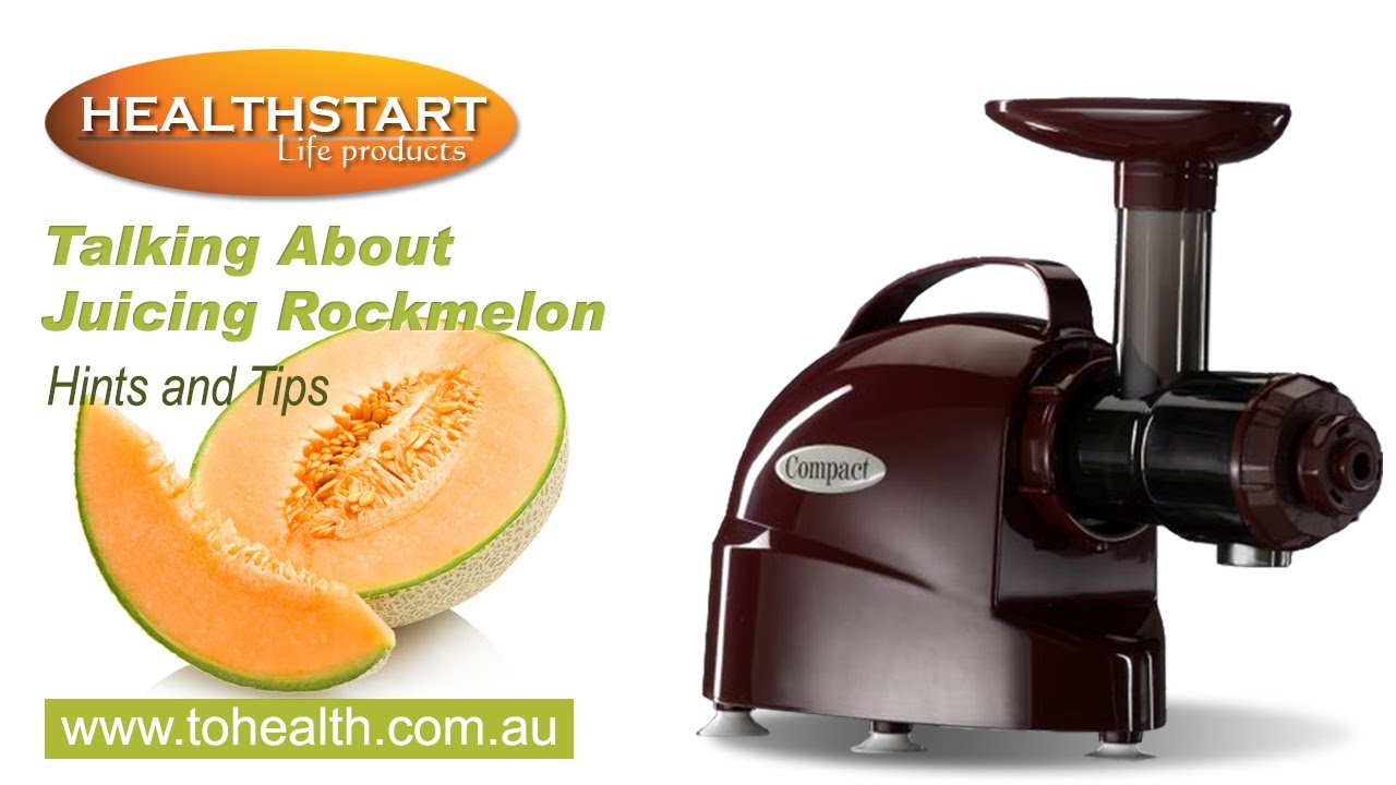Healthstart Talking about Juicing rockmelon Hints and tips - YouTube