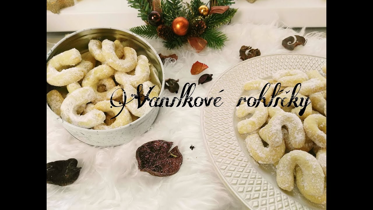 Vanilkové rohlíčky - lískooříškové | ❄ Vánoční edice ❄ | CZ/SK HD recipe