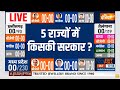 Exit Poll LIVE - Rajasthan Exit Poll | MP Exit Poll | CG Exit Poll | 5 States Exit Poll | India TV