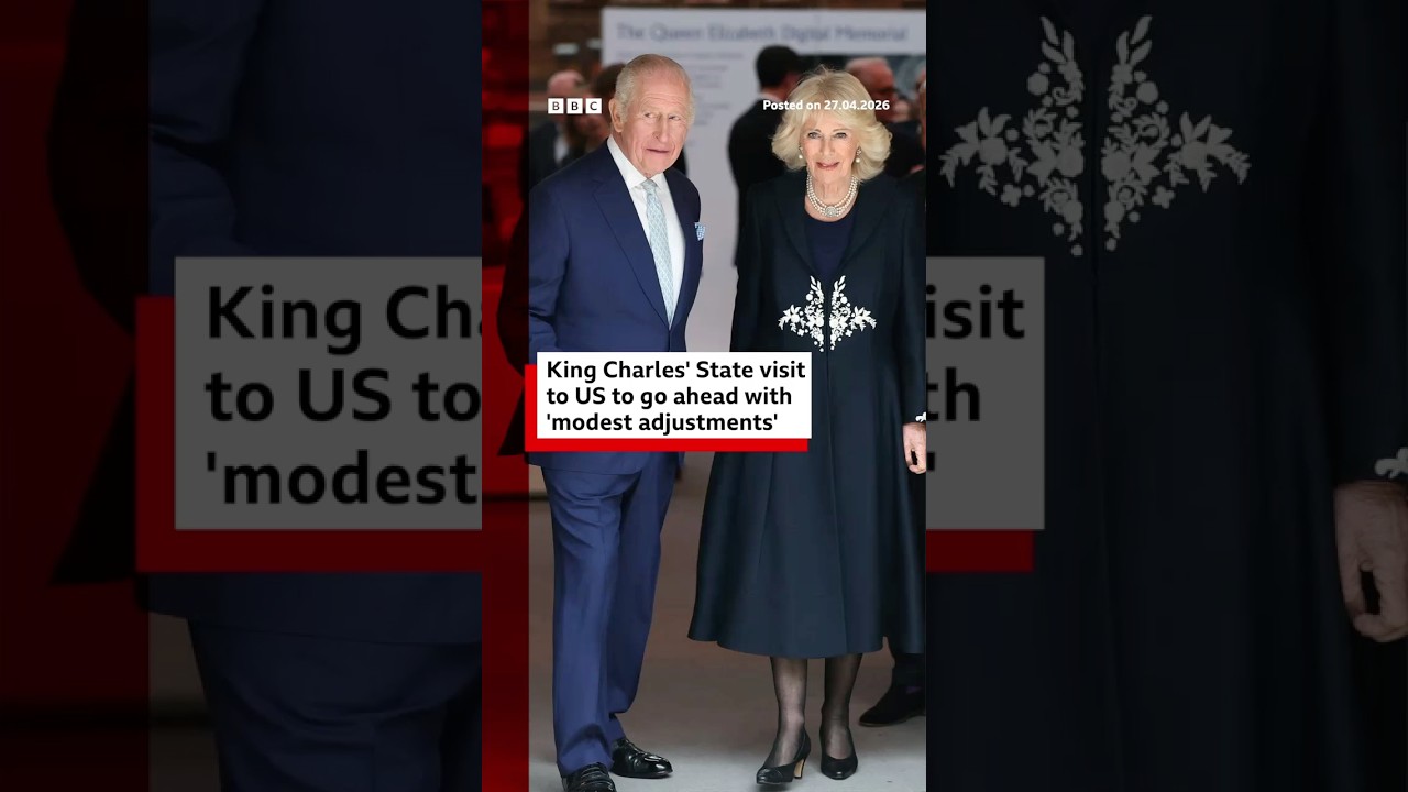 King Charles’ State visit to US to go ahead with ‘modest adjustments’. KingCharles BBCNews