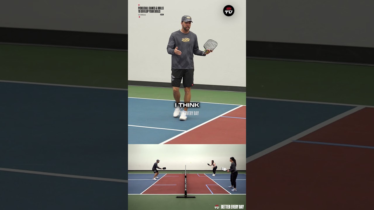 Improve your dinking accuracy with the “Black Jack” game with pickleball coach DJ Howard 🃏 #pickle