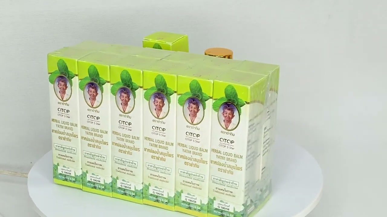 Dầu gió thảo dược 18 vị Otop Herbal Liquid Balm Yatim Brand