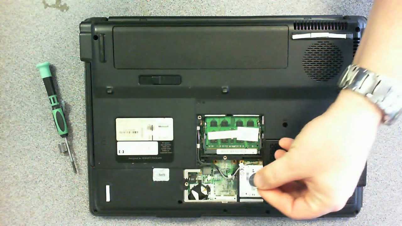 Laptop Repair - HP G6000 cmos battery replacement.wmv - YouTube