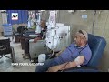 Dialysis patients evacuated from Rafah hospital to nearby Khan Younis - 01:00 min - News - Video
