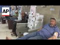 Dialysis patients evacuated from Rafah hospital to nearby Khan Younis