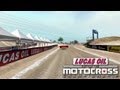 Hangtown Motocross Track Map: Helmet View Animation 
