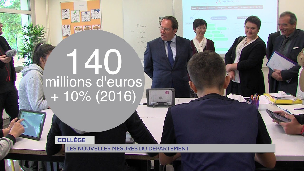 Yvelines : les nouveautés dans les collèges présentées par le Département