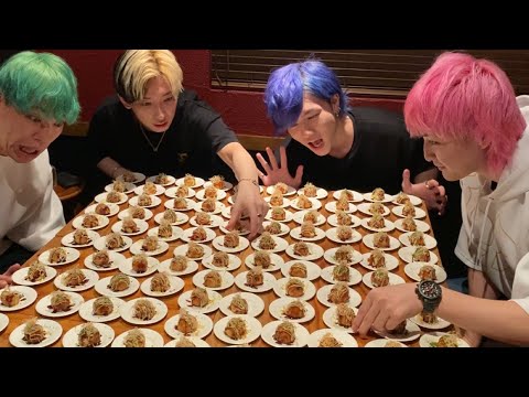 【逆ロシアンルーレット】100個のたこ焼きからワサビ入りのハズレを見つけた人が勝ち