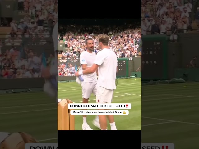 Marin Cilic advances to the third round at Wimbledon for the first time since 2021 😤