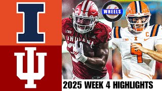 #9 Illinois vs #19 Indiana Highlights | Week 4 | 2025 College Football Highlights
