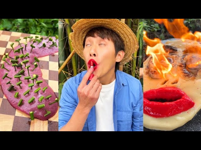 Can lipstick be made into sugar?| Chinese Mountain Forest Life And Food #MoTiktok #Fyp