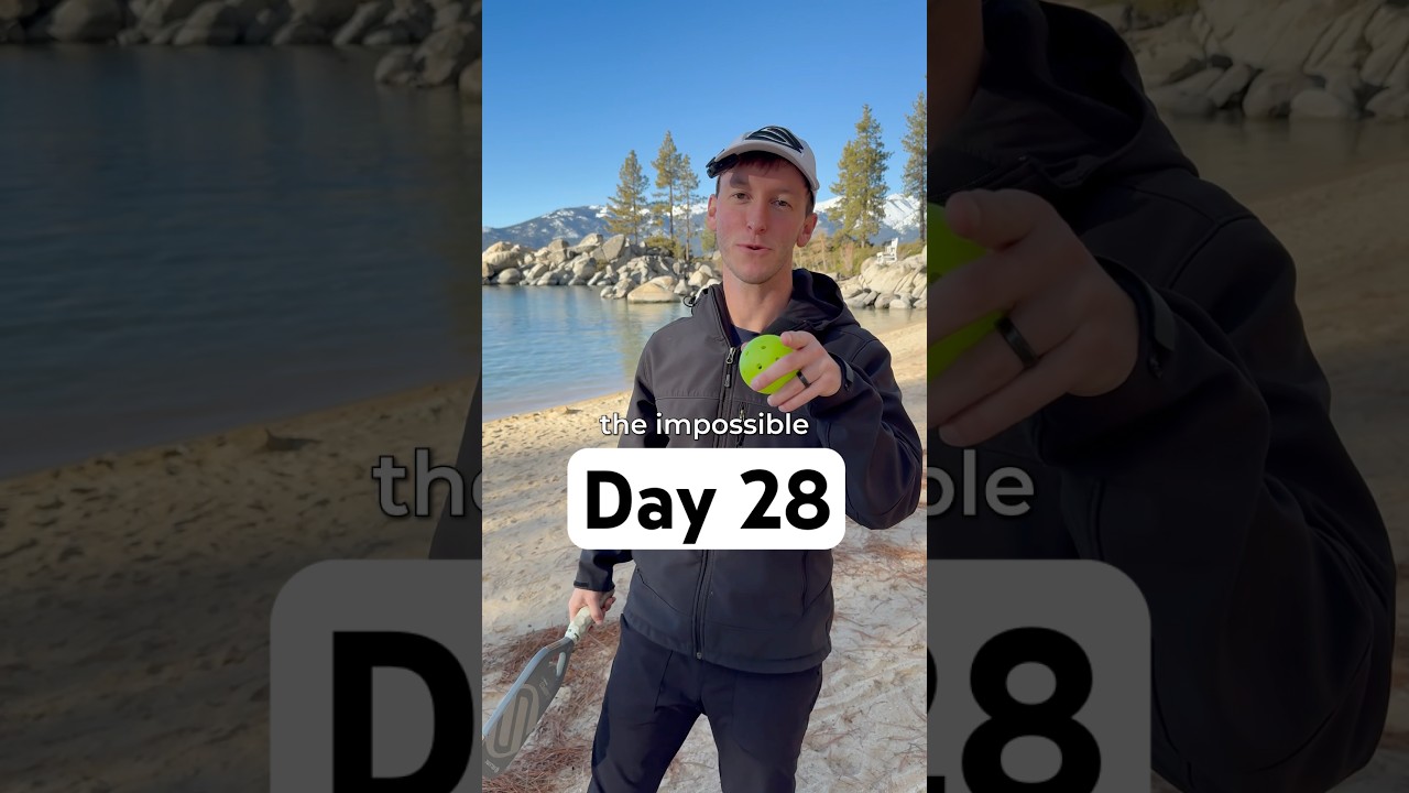 Best view yet 👀 #pickleball