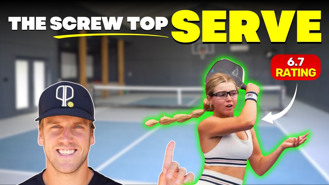 The NEW Spin Serve that's Taking Over Pickleball! The Screw Top Serve