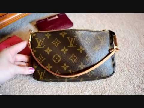 What fits inside of a Louis Vuitton Pochette Accessory Bag ~ Viewer Request - YouTube