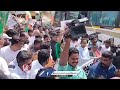 PCC Chief YS Sharmila Holds Protest Against YCP Govt | AP | V6 News  - 01:53 min - News - Video