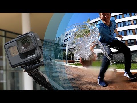 video GoPro HERO7 Schwarz – wasserdichte digitale Actionkamera mit Touchscreen, 4K-HD-Videos, 12-MP-Fotos, Livestreaming, Stabilisierung