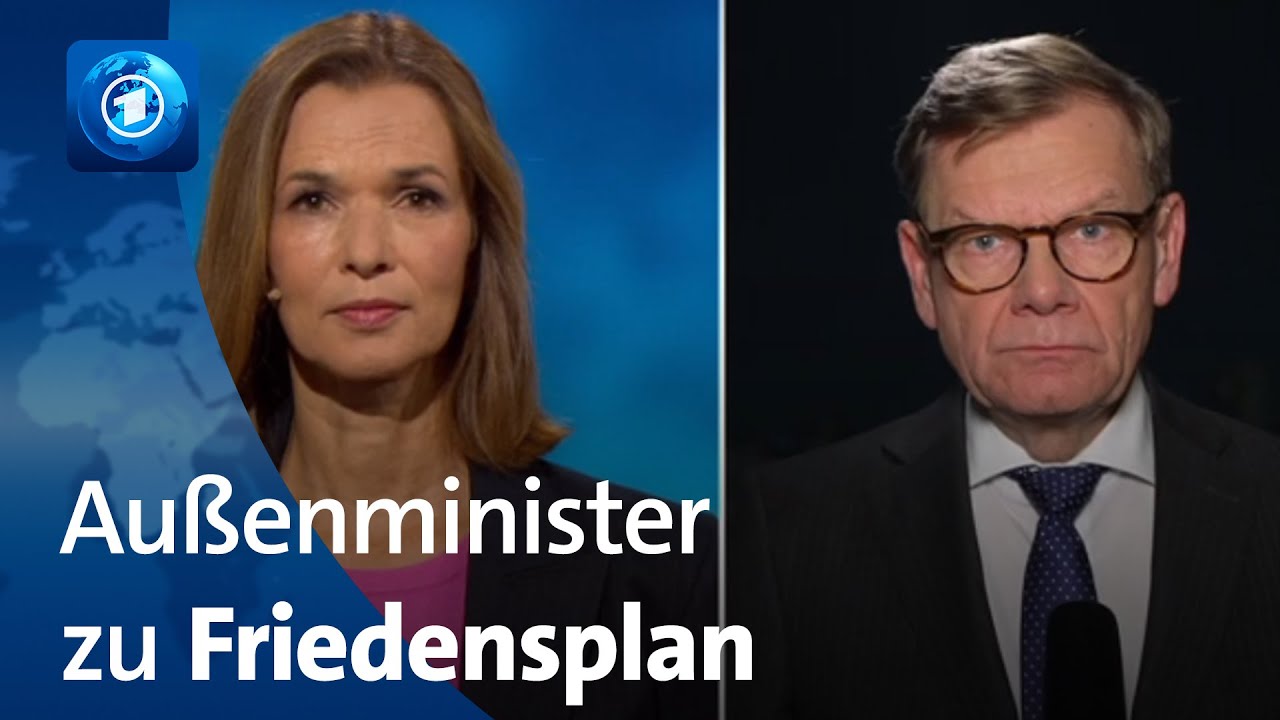 „Sind in der besten Phase“ – Wadephul zu Verhandlungen von Israel und Hamas | tagesthemen interview