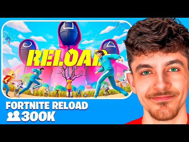GANHEI NOS 3 MAPAS DO RELOAD NO FORTNITE!