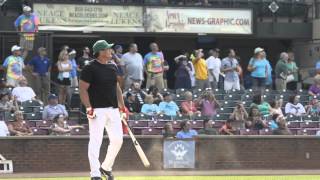 Jose Canseco took part in a Home Run Derby at Whitaker Bank Ballpark on Friday, July 11, 2014. Video by Deepanjan Mukhopadhyay