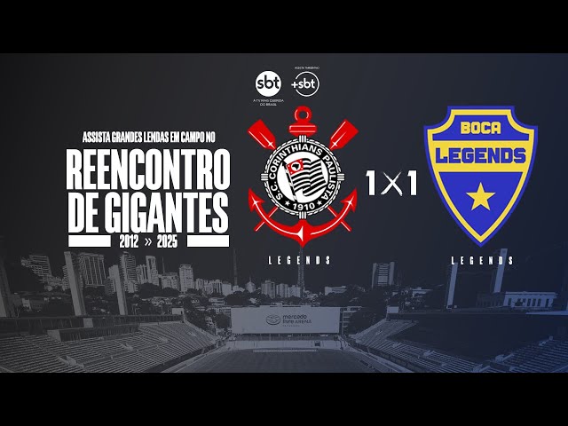 MELHORES MOMENTOS: Corinthians Legends 1 x 1 Boca Legends | Reencontro de Gigantes