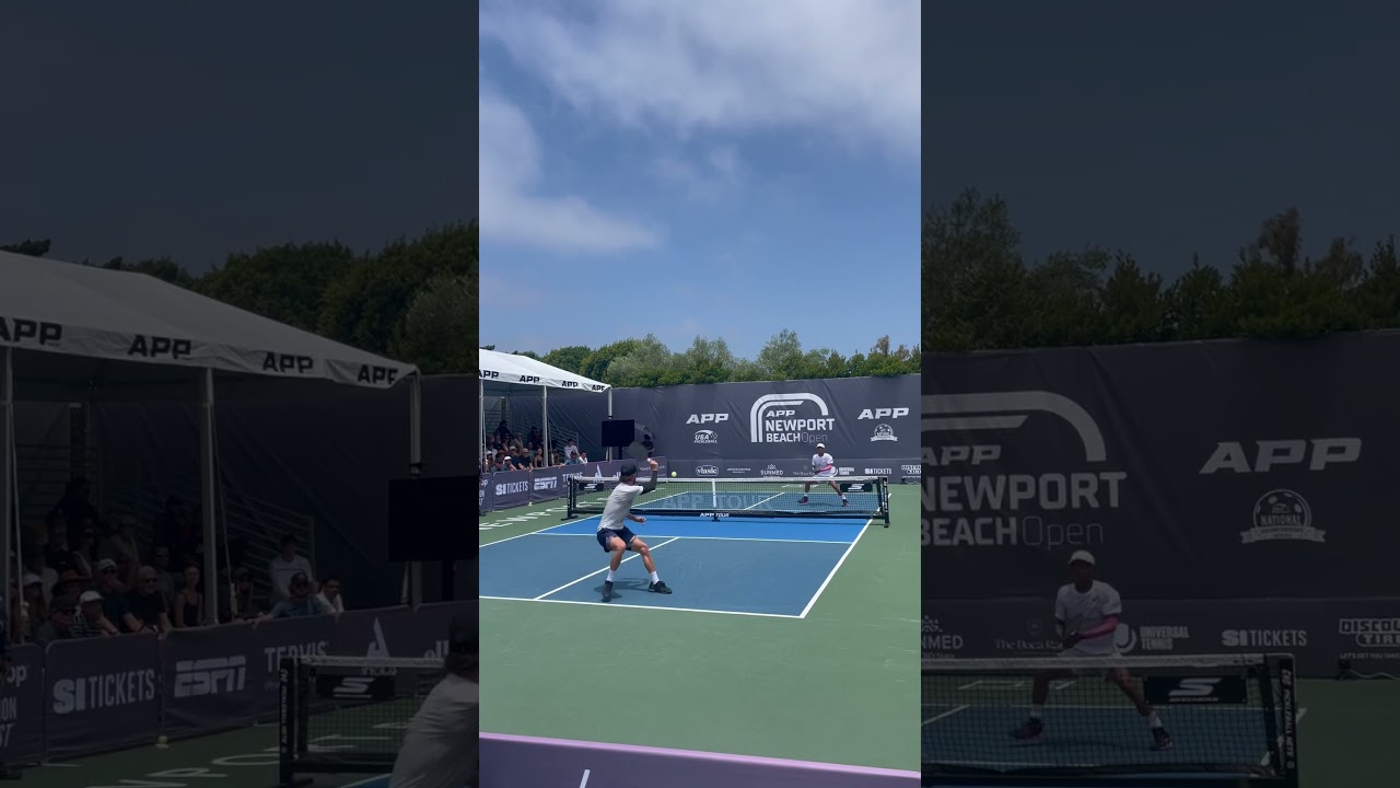 Court coverage is off the charts 📈 #pickleball #shorts