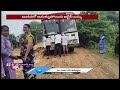 RTC Bus Stuck in Mud | Mahabubabad | V6 News  - 01:00 min - News - Video