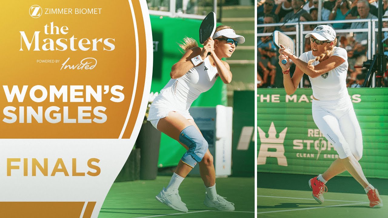 Anna Leigh Waters v Kaitlyn Christian at the Junior PPA Zimmer Biomet Masters
