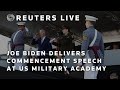 LIVE: Biden delivers commencement speech at US Military Academy