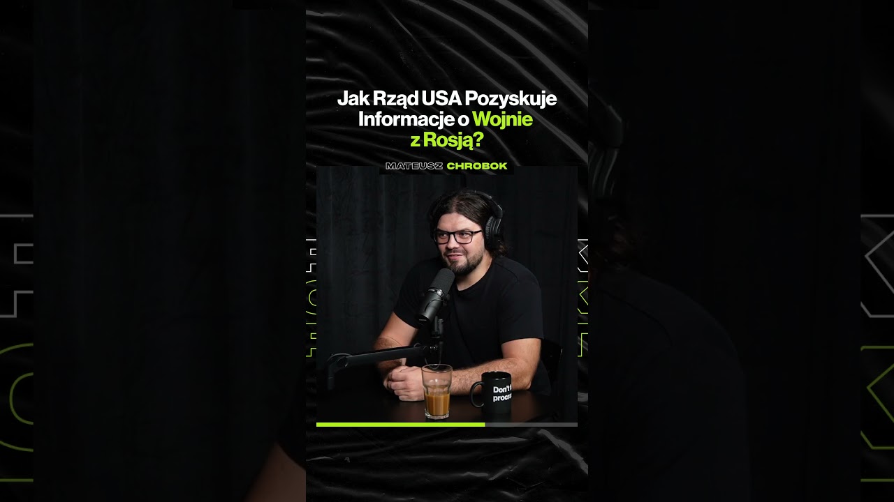 Jak Rząd USA Pozyskuje Informacje o Wojnie z Rosją? – ft. @MateuszChrobok