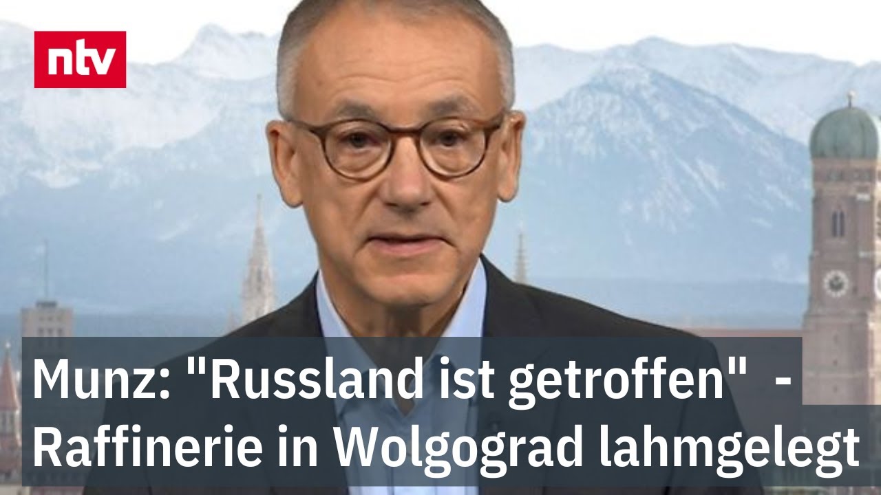 Munz: Raffinerie lahmgelegt - "Russland ist getroffen" - Ukrainischer Angriff in Wolgograd | ntv
