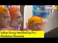 Indian Envoy Heckled by Pro - Khalistani Elements | Allegedly by Pro - Khalistani Elements