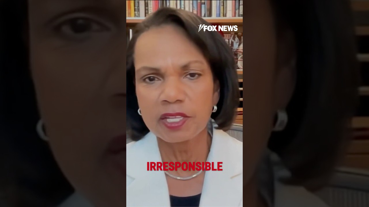 Condoleezza Rice explains why a 'crippled Iran' is good for the Middle East #shorts #iran #nuclear