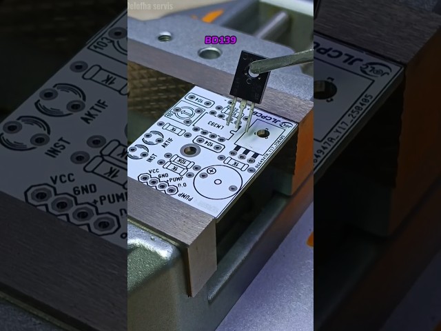 How to make a fire detection sensor equipped with an automatic water pump #JLCONE #jlcpcb #creative