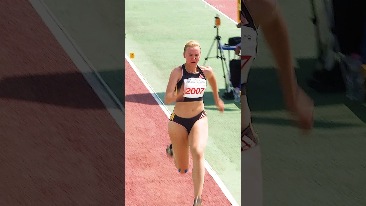 비율과 파워가 다른 높이뛰기 선수 Anastassiya RYPAKOVA(카자흐스탄) #trackandfield #athletics #여자육상 #미녀육상선수 #여자멀리뛰기