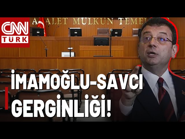 Duruşmada "Bana Bakma" Tartışması! İmamoğlu Duruşmada Savcı İle Neden Gerginlik Yaşadı?