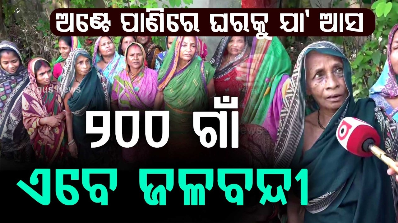 ଅଣ୍ଟେ ପାଣିରେ ଘରକୁ ଯା' ଆସ | Balasore Flood Update | Over 200 Villages Waterlogged | Argus News