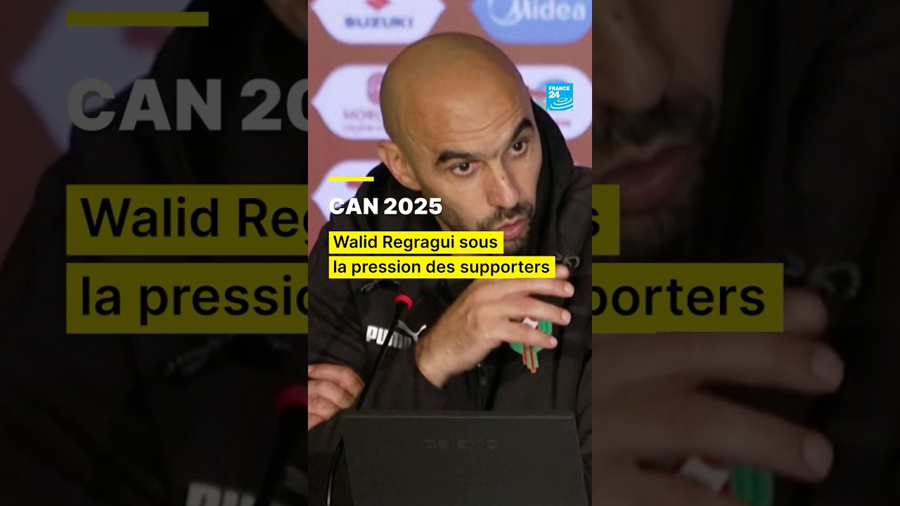 CAN 2025 : Walid Regragui sous la pression des supporters marocains • FRANCE 24