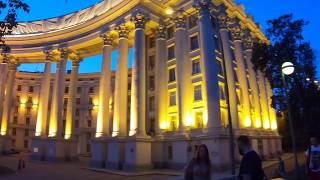 Evening walk in old Kyiv