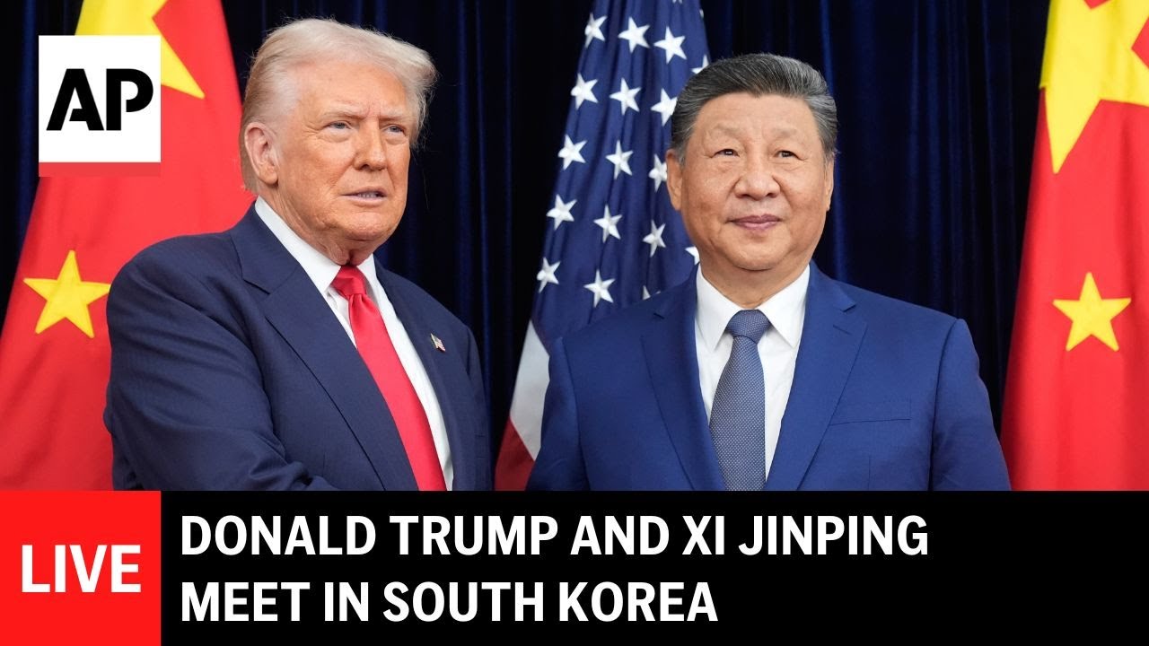 LIVE: Trump arrives for meeting with Xi Jinping in Busan