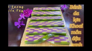 Làm Bánh da lợn KHOAI MÔN ĐẬU XANH thơm ngon đẹp mắt_để lâu vẫn mềm, dẻo || CÔ LƯỢNG MIỀN TÂY