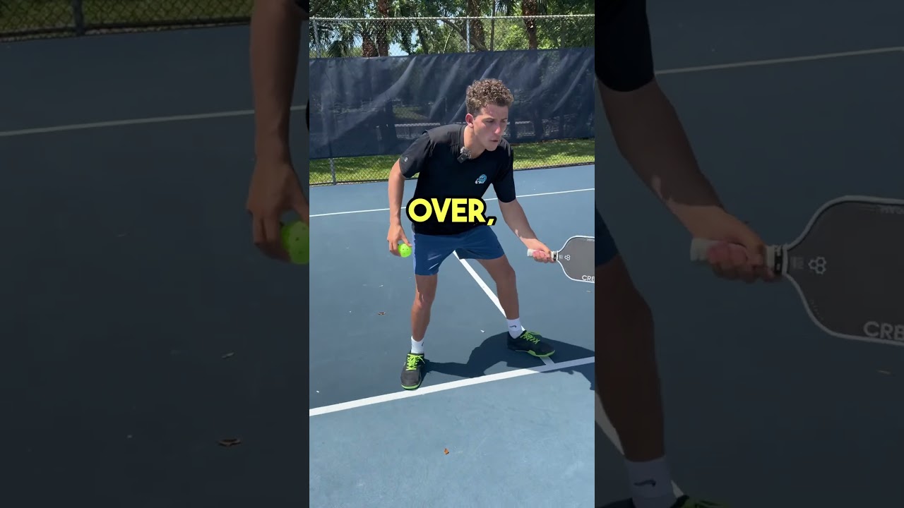 How to beat team with a clear stronger and weaker player! #pickleballstrategy #pickleball