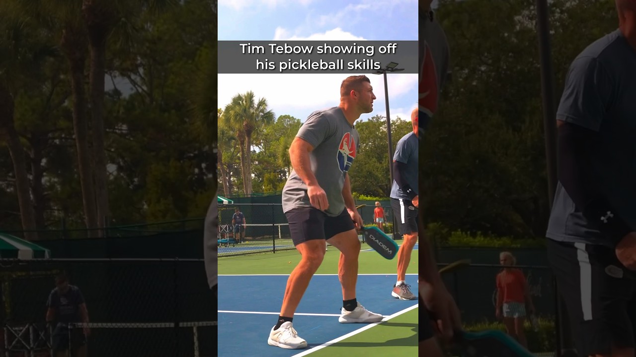 Tim Tebow Pickleball Skills 👀