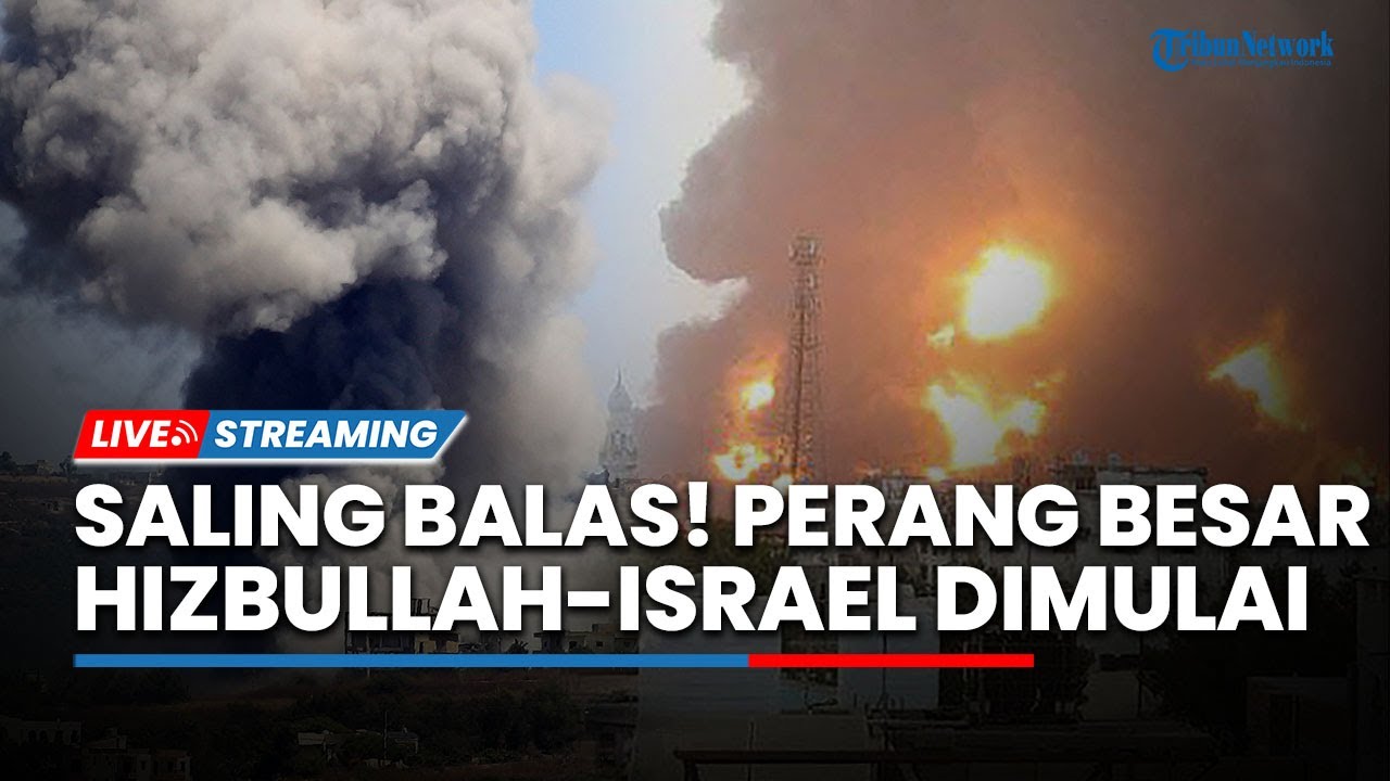 🔴Perang Besar Israel-Hizbullah Dimulai seusai Roket Hantam Golan, Israel Serang Sekolah di Gaza