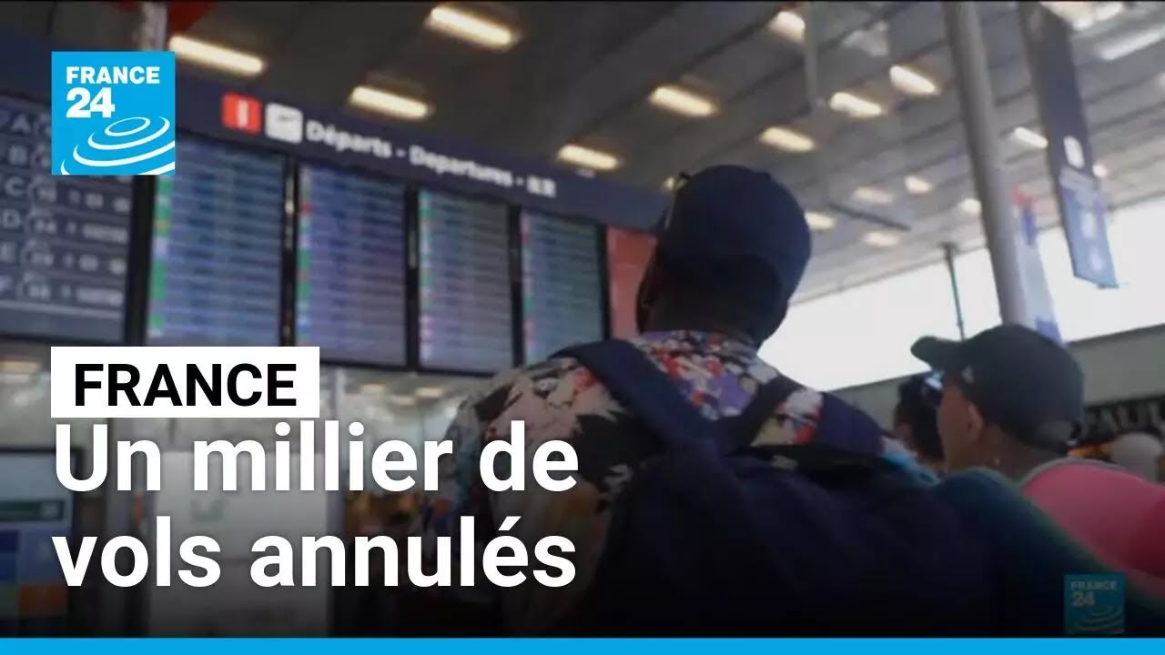 France : un millier de vols annulés au deuxième jour de grève de contrôleurs aériens