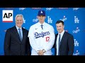 LA Dodgers introduce Shohei Ohtani at press conference