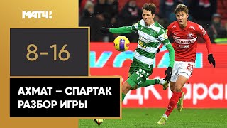 «8-16»: «Спартак» ушел от поражения в игре с «Ахматом» в первом матче под руководством Абаскаля