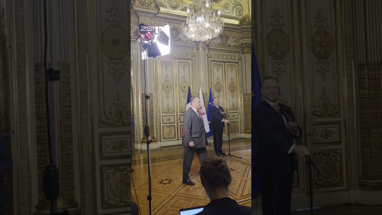 NAWROCKI SPOTYKA SIĘ Z DZIENNIKARZAMI PO WIZYCIE W BERLINIE I PARYŻU