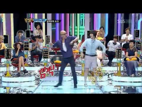 Hong Suk Chun and Sulli dance to