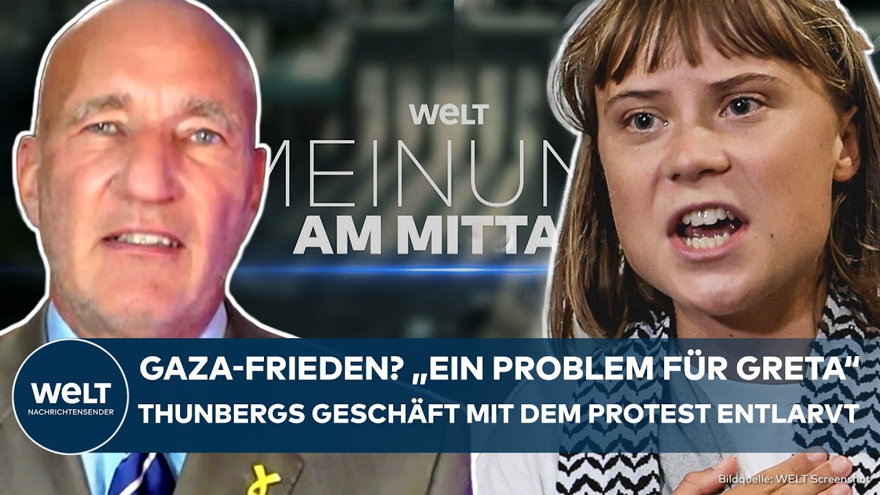 GAZA: "Das ist ein Geschäft!" Christoph Lemmer entlarvt Greta Thunbergs Protest-Industrie