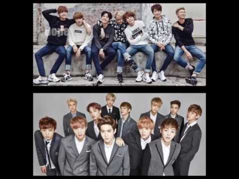 Playlist #7 - Greatest Exo(엑소) & BTS (방탄소년단) Songs
